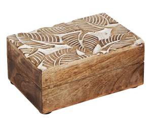 Boîte de rangement en bois rustique pour l'organisation de la maison, offrant un intérieur spacieux et une finition en bois naturel élégante - Product Image 5