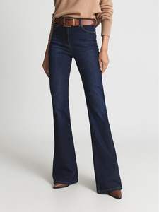 กางเกงยีนส์ทรงตรงเอวกลางสีฟ้าอ่อนสไตล์คาร์เพนเตอร์ ผ้าเดนิมระบายอากาศได้ดี สตรีทแวร์ เซ็กซี่ สไตล์ลำลอง มีกระเป๋า - Product Image 4