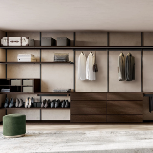 JY Project Customized European Modern <b>Hanging</b> <b>Wardrobe</b> MDF RTA Eco-Friendly Space Saving Hotel & Villa Bedroom Storage Vietnam - Product Image 3