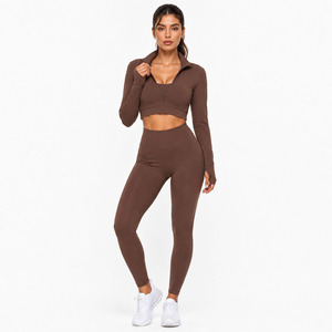 Women 3 Piece Set <b>Workout</b> Sport Bra Training <b>Jacket</b> Compression Leggings 3 Piece Set Women's <b>Workout</b> Wear 3 Piece Activewear - Product Image 5