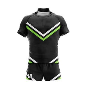 Uniformes de Rugby Personalizables de Alta Calidad, Nuevo Diseño, Secado Rápido, Transpirables, 100% Poliéster, Venta al Por Mayor - Product Image 2