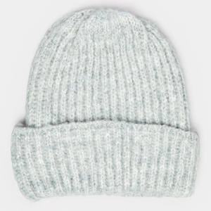 Gorros de invierno gruesos de punto con protección para las orejas, de hilo pulverizado, con logotipo bordado personalizado, de acrílico, para mujer y hombre, al por mayor - Product Image 2