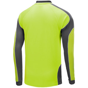 เสื้อทำงานแบบสะท้อนแสง Hi Vis ผ้าถักเนื้อผ้าฝ้ายกันยับ ทนทานต่อการใช้งาน - Product Image 4