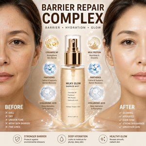 Radiance Barrier Facial Mist, Spray Hidratante con Ácido Hialurónico, Esencia Ligera para un Brillo Radiante, Producto Coreano para el Cuidado de la Piel - Product Image 1