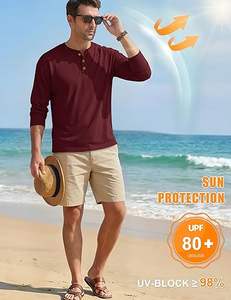 Men's Long <b>Sleeve</b> <b>Button</b> <b>Shirt</b> Casual Breathable Pullover Fall Soft <b>Shirt</b> Polo <b>Shirt</b> - Product Image 3