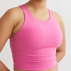 Diseña tu propio sujetador deportivo para mujer con el mejor precio al por mayor, color personalizado, ropa deportiva para adultos, sujetador deportivo para mujer para venta en línea - Product Image 2