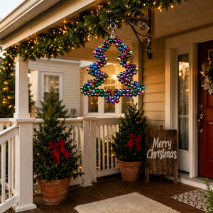 Adorno Colgante de Aluminio Metálico para Árbol de Navidad en Oferta |   Campanas de Navidad Multicolores para Decoración Festiva del Hogar y Fiestas - Product Image 3