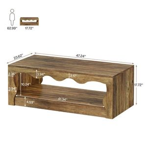 Tavolino da Caffè Utilizzabile Come Tavolo Centrale o da Divano per l'Ora del Tè - Product Image 5