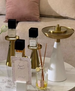 Modern White Mabkhara Bakhoor Burner Arabic Oud Incense Burner Silver Metal Resin Dubai Style Luxury Home Decor Ramadan <b>Eid</b> <b>Gift</b> - Product Image 2
