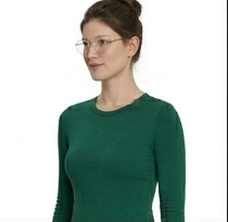 Haut de blouse médicale extensible à manches courtes pour femme, col rond, sous-blouse d'hôpital pour médecins et infirmières - Product Image 6