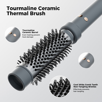 Lena Fer à boucler en céramique à chauffage rapide, têtes amovibles 25 32 38mm, chauffage MCH, ensemble de brosses thermiques 3 en 1
