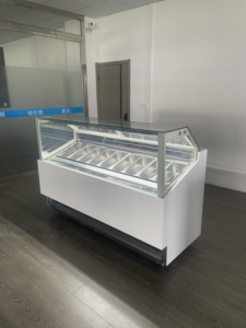 Réfrigérateur à glaces italien CE 9 Pan avec dégivrage <span class=keywords><strong>automatique</strong></span> et éclairage LED -18°C ° Vitrine Réfrigérée pour Gelato Italien - Product Image 3