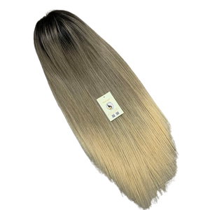 วิกผมสวิสทรงตรงจากโรงงานผมปลอมปิดลูกไม้แบบไม่ใช้กาวผมจากเวียดนามขายส่ง - Product Image 1