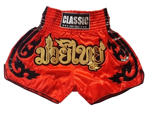 OEM Custom Design Professional Competition Muay Thai Shorts | Durable Side Slit Boxing <b>Trunks</b> for Training & Fighting - Product Image 4