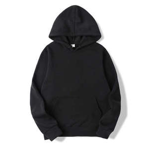 Sudadera con Capucha Extra Grande para Hombre, Sudadera de Forro Polar, Color Sólido, Talla Grande, Ropa Urbana - Product Image 4