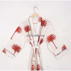 Conjunto de Pijama para Mujer, 100% Algodón, Estampado Floral, Otoño/Primavera/Verano, Cuello en V, Manga Larga, Tejido Transpirable - Product Image 3