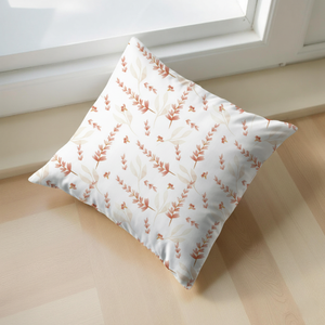 Soft Cotton Decorative Pillow Cover Durable Square Cushion <b>Case</b> with Hidden Zipper for Living Room, Bedroom, Couch & Office - Product Image 2