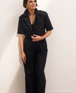 <b>Ladies</b> Button Front Denim Jumpsuit Classic Jean One Piece Casual Clothing Wholesale Factory Supplier Playsuit <b>Overalls</b> Trousers - Product Image 5