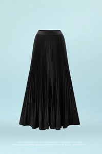 Elegant Pleated Fishtail <b>Skirt</b> <b>Elastic</b> Waist Women Midi <b>Skirt</b> Korean Style Mermaid <b>Skirt</b> - Product Image 2