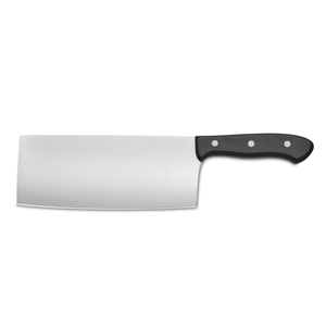 Professional 2 Piece Cleaver <b>Knives</b> <b>Set</b> Stainless Steel Wide <b>Sharp</b> Blades with Black Triple Rivet Handles for Meat Chopping - Product Image 4
