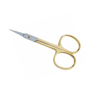 Ciseaux à cuticules professionnels de haute qualité, en acier inoxydable, avec manche doré, pour manucure et soins des ongles, vente en gros - Product Image 1