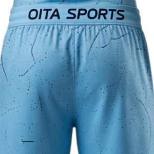 Ensemble T-shirt et short de compression pour homme bleu ciel et marine, séchage rapide, extensible, pour fitness, gym, entraînement, course à pied, sport - Product Image 6