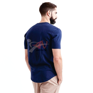 Camisetas Lisas Blancas de Alta Calidad para Hombre al por Mayor, Camisetas Personalizadas para Hombre, Camisetas Extra Grandes para el Verano - Product Image 3