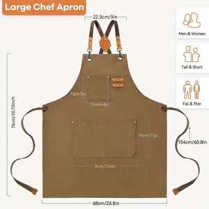 Tablier personnalisé de haute qualité pour atelier, barbecue et travail du bois - Product Image 2