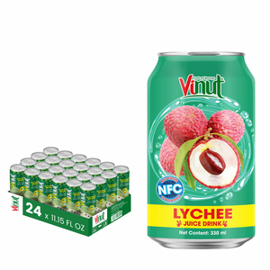 VINUT 330ml Lychee Fruit Juice Drink OEM ODM Private Label <b>Beverage</b> Supplier - Product Image 1