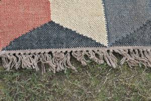 Tapis Kilim en Jute Écologique Tissé à la Main Réversible pour Salon, Bureau et Hôtel – Tapis sur Mesure en Gros - Product Image 3