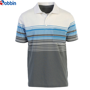 Camisetas Polo Personalizadas para Hombre, Nueva Colección, Transpirables, Casuales, con Estampado de Rayas en Contraste y un Solo Bolsillo - Product Image 5