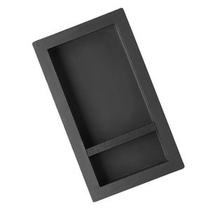 Niche de douche murale moderne 16x28x4 pouces avec séparateur mobile, organiseur de rangement carré pour savon/shampooing pour salle de bain - Product Image 1