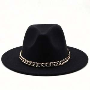 Chapeaux Fedora en Polyester et Coton Style Personnalisé avec Chaîne Dorée pour Fêtes et Pêche Unisexe – Vente en Gros Chine – Abordables - Product Image 6