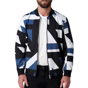 Veste bomber pour homme avec logo imprimé personnalisé, imperméable, fermeture éclair intégrale, prix bas, vestes bomber pour homme - Product Image 5