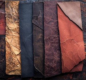100% Eco-Friendly Customizable Genuine Veg Tanned <b>Leather</b> Shoes Wallets Belts Handbags Garment Accessories Tumbled Split Type - Product Image 1