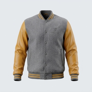Nouvelle arrivée, veste varsity unisexe, séchage rapide, respirante, légère, imperméable, coupe-vent, fermeture à boutons recouverts, manches longues - Product Image 6