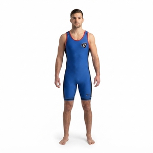 Combinaison de lutte pour femmes en tricot extensible, une pièce, pour la compétition et l'entraînement, OEM personnalisé - Product Image 1
