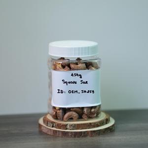 ขวดโหลทรงสี่เหลี่ยม (ฝาสีเหลือง) ถั่วเม็ดมะม่วงหิมพานต์คั่วระดับพรีเมียมปรับแต่งได้ตามต้องการรับการรับรองมาตรฐาน ISO ออร์แกนิก500กรัม (เค็มๆเนย) - Product Image 2