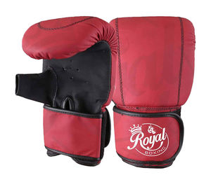 Gants de boxe professionnels de haute qualité, logo personnalisé, en cuir PU lacé, gants d'arts martiaux, vente en gros - Product Image 1