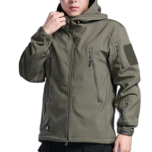Wholesale Winter Men's Camouflage Softshell <b>Jacket</b> Tactical Clothing Windproof and Waterproof <b>Jacket</b> - Product Image 2