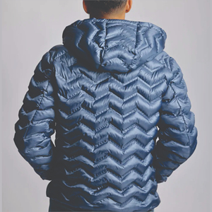 Shiny Custom Outdoor Winter Puffer <b>Jacket</b> Men's Casual Cotton Filled Plus Size Hooded <b>Waterproof</b> Breathable <b>Thin</b> - Product Image 3