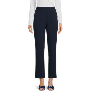 Pantalon habillé pour femme durable, séchage rapide, délavé à l'acide, léger, style western, confortable, respirant, coupe ajustée, fermeture boutonnée - Product Image 5