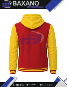 NSPDK Sorority Red Varsity <b>Jacket</b> Stylish Regular Stand Embroidered Logo Letterman Baseball Varsity Cropped <b>Jacket</b> Streetwear - Product Image 5