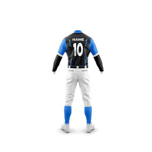 Créez Votre Propre Tenue d'Équipe : Uniforme de Baseball Personnalisé, Impression Numérique, Séchage Rapide, Respirant, Couleurs Personnalisables, 100% Polyester pour Adultes - Product Image 4