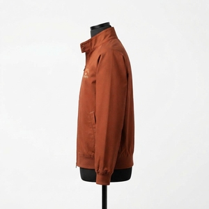 Veste décontractée pour homme, style sportif, col montant, capuche, logo frontal, tissu premium, fermeture éclair, mode urbaine, légère - Product Image 2