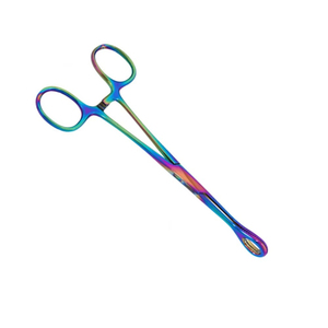 Juego de Instrumentos Quirúrgicos Manuales de Acero Inoxidable de 9.5 Pulgadas con Certificación CE, Pinzas Forester con Mordazas Rectas y Dentadas para Cirugía Básica - Product Image 1