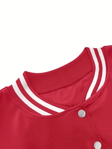 เสื้อแจ็คเก็ตครอปผู้หญิงสไตล์ลำลอง ดีไซน์สปอร์ตสุดคลาสสิก - Product Image 5