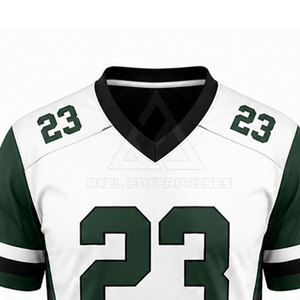 Maillot de sport athlétique haut de gamme, manches courtes, pour football américain, vêtements de sport d'équipe, tenue de match, vêtements de performance, vente en gros - Product Image 6