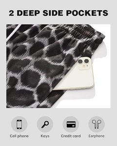 <b>Men's</b> Leopard Print Quick Dry Shorts Elastic Waist Casual 100% Polyester Sublimation Transfer Print Customized Color Logo Low - Product Image 6