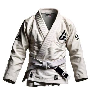 Kimono de Jiu-Jitsu Brésilien (BJJ) unisexe léger de haute qualité, 100 % coton, couleur et logo personnalisables, tenue d'arts martiaux durable - Product Image 2